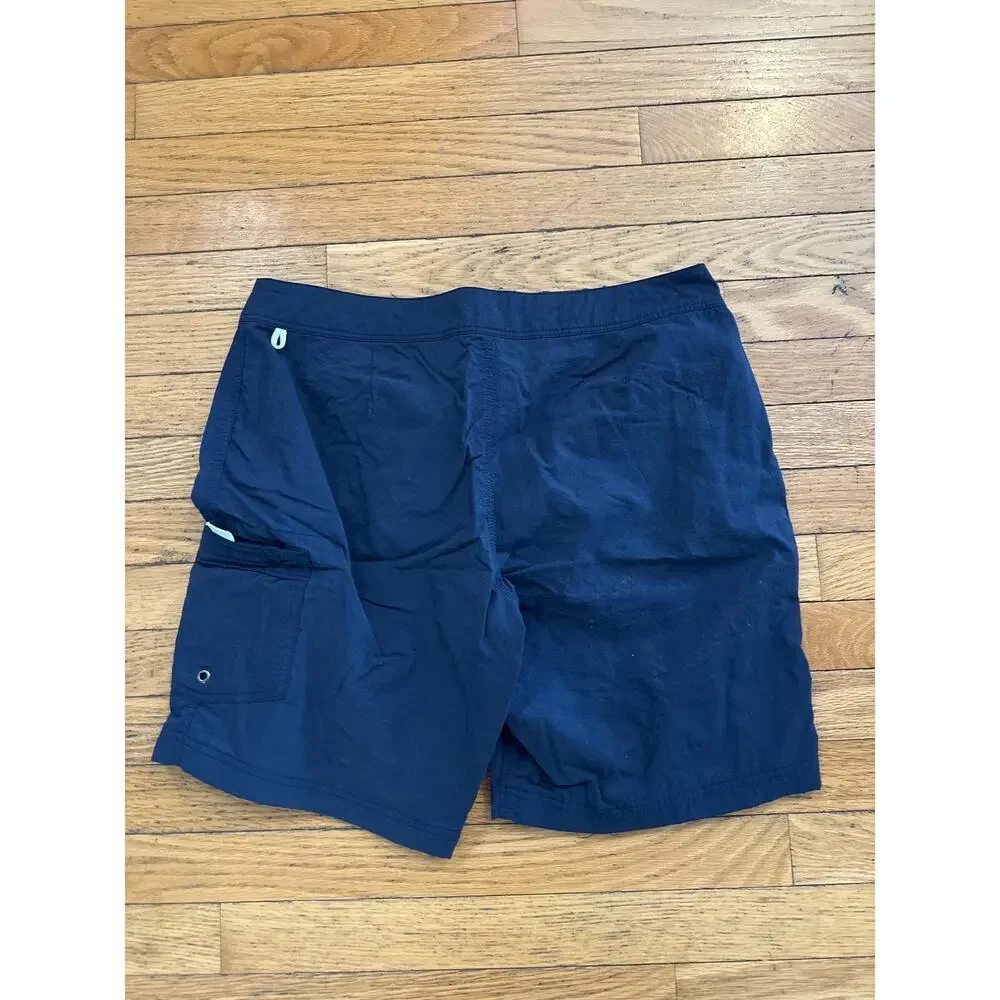 J.Crew Swim Trunks Men’s Size 32 Navy Blue Board Shorts Drawstring Beach